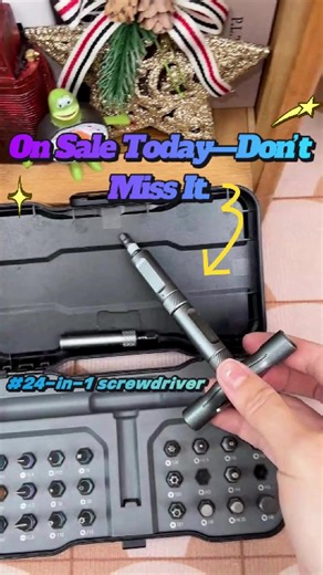 24-in-1 Ratchet Screwdriver: 70% Off Deal!