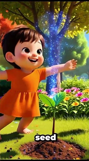 Magic Seed Turns Into Candy Tree | Boy Cartoon Story #shorts