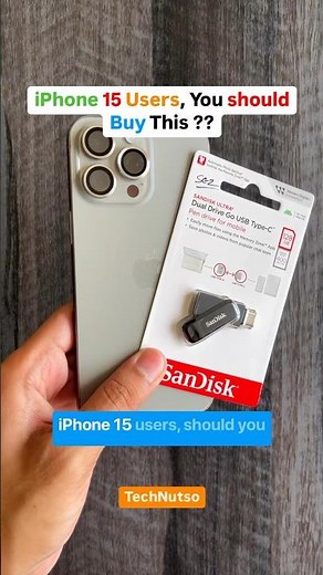 iPhone 15 Users, This is for YOU!#youtubeshorts #iphonetech #apple #iphoneaccessories #sandisk #tech