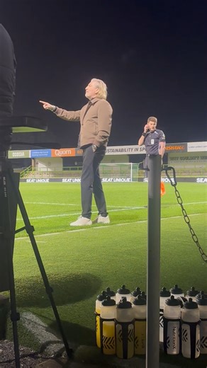 17K views · 104 reactions | Mic'd up manager returns with another instalment from last week's National League Cup fixture against Leicester U21S: ️ #WeAreFGR | Forest Green Rovers Football Club | Facebook