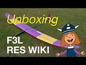 Unboxing Res WIKI Build Kit - F3L competition RC plane