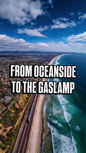 WHAT DO YOU THINK ABOUT THIS? ⤵️ Would you take the train more to the downtown SD GASLAMP area now if it connected straight to Oceanside? • • North County Transit District (NCTD) officials say construction on a brand-new COASTER platform in the heart of downtown will begin in spring 2026, bringing a long-awaited “one-seat ride” from Oceanside all the way to the Gaslamp Quarter. The new platform will be located between First and Fifth avenues, right across from the San Diego Convention Center and