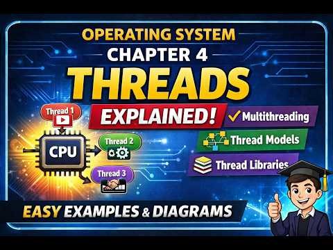Operating System Threads Explained #operatingsystem #chapter4
