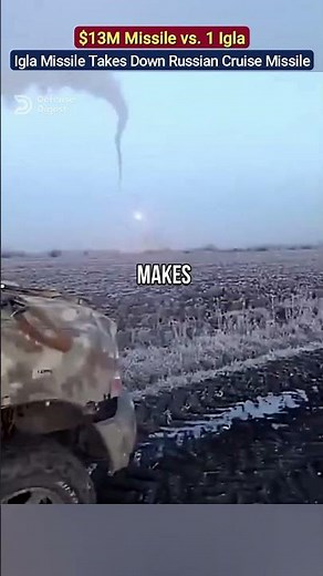 Igla Missile Takes Down Russian Kh-101 Cruise Missile!