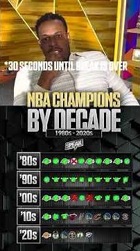 Paul Pierce tries to remember every NBA Championship team from 1980 to now. Let’s see how he does! 🏆