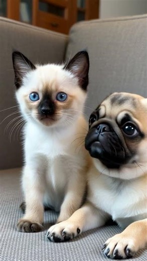 The Kitten Meowed... But The Puppy's Response Shocked Us