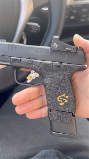 Springfield hellcat with tyrant trigger upgrade #2astrong #airsoft #edc #hellcat #hellcatpro