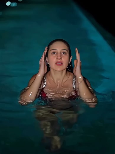 Swimming Pool Bath Turns Her Even Salty