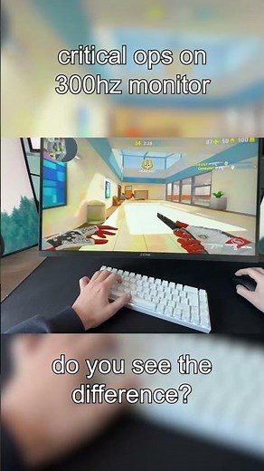 playing critical ops on 300 fps