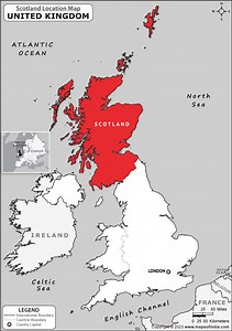 Where is Scotland Located in United Kingdom? | Scotland Location Map in the United Kingdom