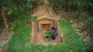 30K views · 897 reactions | Girl Living Off The Grid Build The Most Secret Underground House for Overnight Stay | Jungle Survival | Facebook