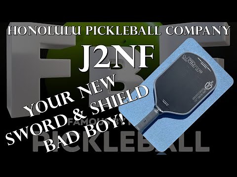 Honolulu Pickleball Company Sword & Shield J2NF Pickleball Paddle Review