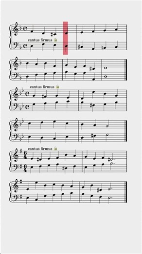 Counterpoint Exercises - 2 voice 1:1 (1st species) part 6