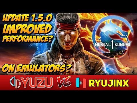 Mortal Kombat 1 Update 1.5.0 - Improved performance? Yuzu vs Ryujinx