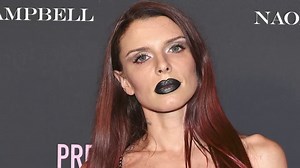 Julia Fox risks wardrobe malfunction while posing almost completely nude at NYFW event