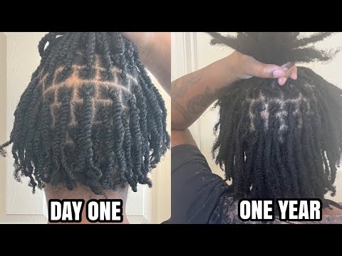 1 year Visual Loc Journey with PICTURES and VIDEOS | Two Strand Twists on 4c Hair | 1 year Loc'd |