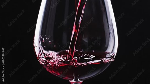 Red wine being poured into glass with splash on black background hd 4k, HD 4K , Close up of red wine glass with pouring wine,Premium red wine splash photography with dark background hd 4k, HD 4K