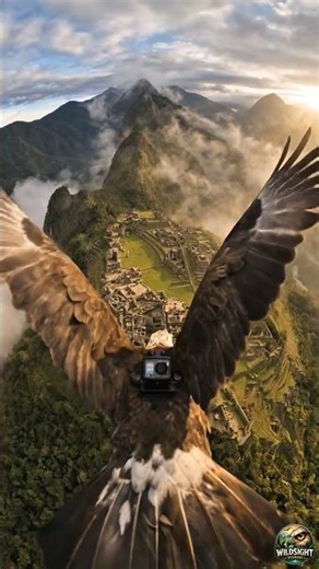 GoPro Eagle POV | Flying Over Machu Picchu Reveals a Hidden Golden Door