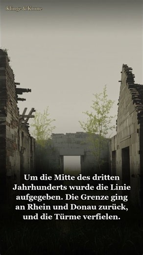 Der Limes - 550 Kilometer Grenze quer durch Germanien