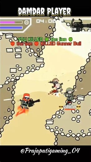 mini militia best fighter ⚔️ || id name- common man #gaming #shorts #prajapatigaming_04