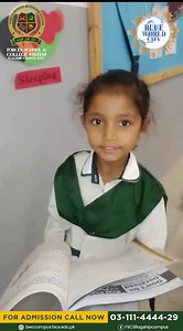 It's fun to learn 'Action' Words @ Forces School & College System Flagship Campus Blue World City | Forces School & College System