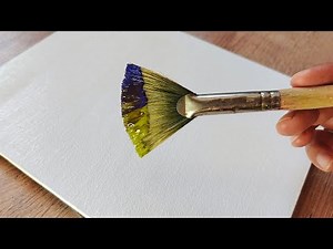 The Easiest Sunrise to Paint / Acrylic Painting for Beginners