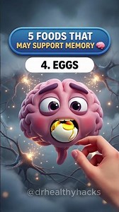 Improve Memory? Feed Me These 5 Foods 🧠 #shorts