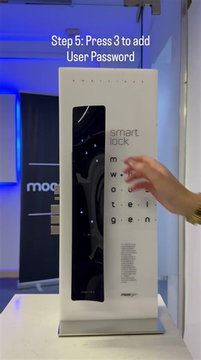 How to add User Password to moorgen T66 x ZHD Smart Lock ?