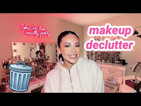 DECLUTTERING & ORGANIZING MY ENTIRE MAKEUP COLLECTION 🤭 *pre spring cleaning*