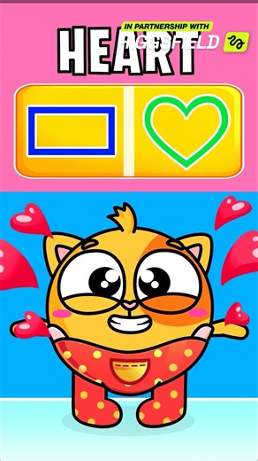 Can you guess these shapes? 🟥🔴 Funny sensory game ideas #forkids