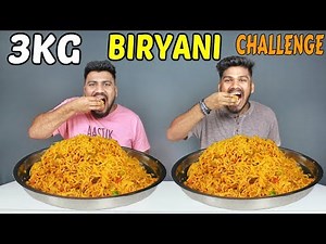 3KG BIRYANI CHALLENGE | TASTY VEG BIRYANI EATING CHALLENGE | Food Challenge India (Episode-52)