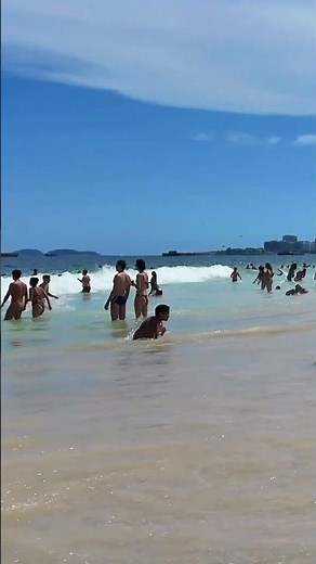 🇧🇷 MOST BEAUTIFUL BEACH ☀️ Rio de Janeiro, Brazil #shorts