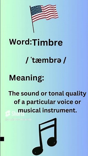 How to Pronounce Timbre in American Accent #learnenglish #learning