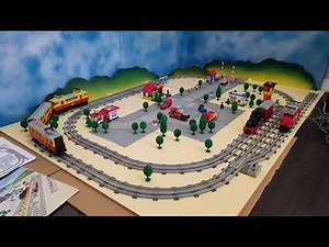 LEGO 12v Trains - 1980's LEGO 7777 - Mini Layout
