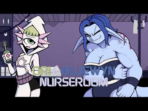 The Battle Between Two Alien Women | Ori & Bluewyn Nurseroom | #itchio Visual Novel