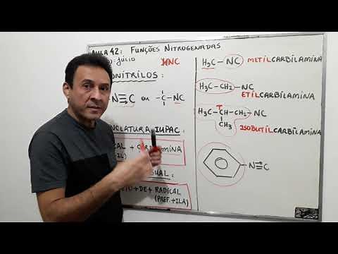 Aula 42: Funções nitrogenadas - Isonitrilas
