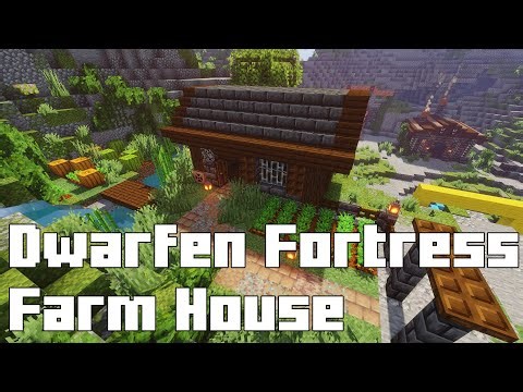 Minecraft Dwarven Fortress Farm House | Rugged Agrarian Inspiration