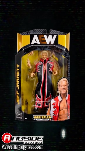 IN STOCK NOW: Jeff Jarrett @Jazwares @AEW Unrivaled Series 18 Shop Now ➡️ Ringsid.ec/AEWUnrivaled18 #RingsideCollectibles #WrestlingFigures #AEW #AllEliteWrestling #Jazwares #AEWDynamite #AEWCollision #AEWUnrivaled #JeffJarrett | Ringside Collectibles WrestlingFigures.com