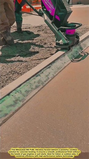 Vibratory Concrete Screed: Leveling Concrete Fast Precise #tool #tools #innovation
