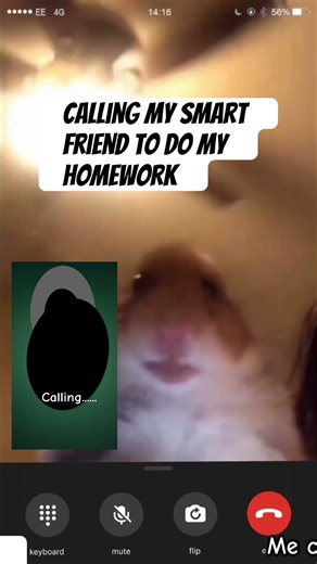 Calling my smart friend to do my homework ￼