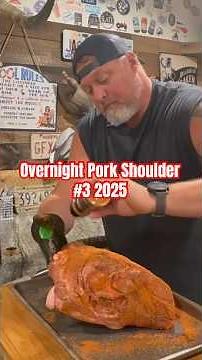 Overnight Smoked Pork Shoulder Picnic w/ Crispy Pork Cracklins #unclenate