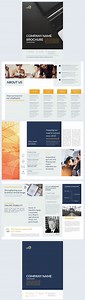 Company Brochure Layout Template
