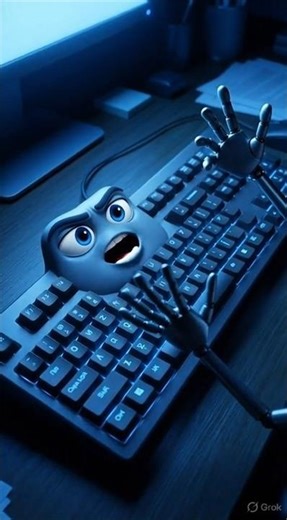 Keyboard vs Laptop ⚡🤡 #shorts #smartphone #ai