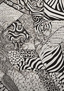 Unique Zentangle Patterns Template Pack - Digital Download for Creative Projects - Etsy