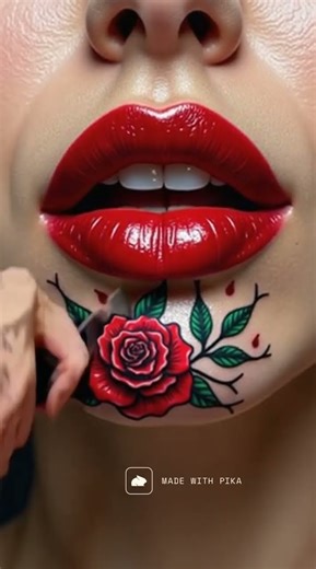 Hyper-Realistic Lips Cake Cutting! 🎂💄 So Satisfying