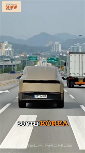 Fake Tesla Cybercab Video Goes Viral in Korea #tesla #cybercab #technews