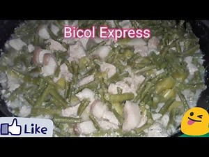 How to cook Bicol express with string beans Recipe