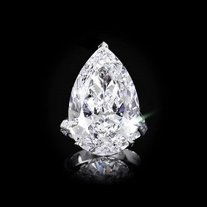 5.4K views · 532 reactions | Our designs accentuate the natural beauty of the world's most sublime diamonds. • 24 carat D Flawless pear shape diamond ring | Graff | Facebook