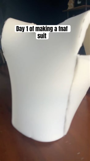 Day 1 of making a fnaf suit #fivenightsatfreddys #fnaf