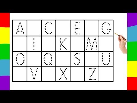 Abc, Abcd, tracing Alphabet,Abc tracing and colouring|